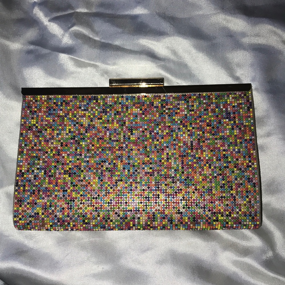Multicolor purse/clutch